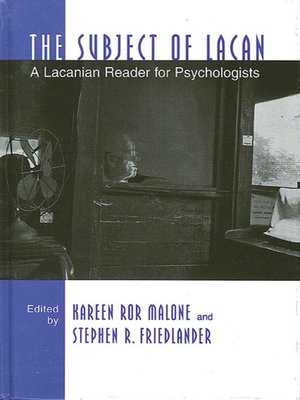 cover image of The Subject of Lacan